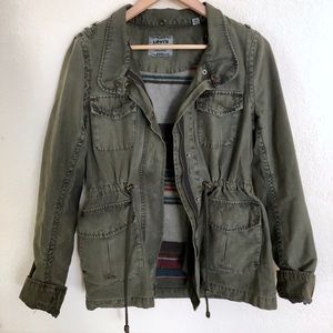 Levi’s Olive Military Jacket from Urban Outfitters